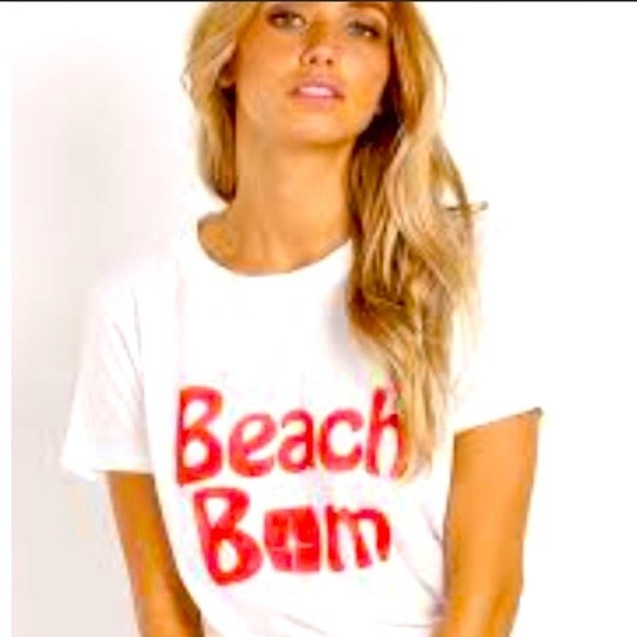 Mate The Label Beach Bum Tee Rear Logo - Picture 1 of 10